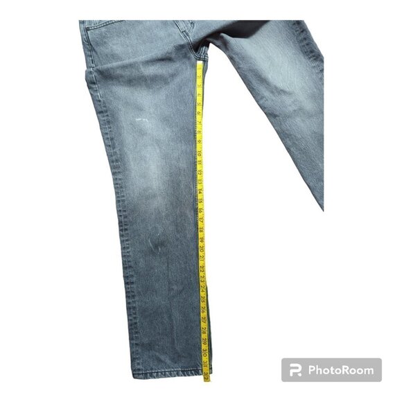 Vintage LEVIS 511 Men's Jeans Color Gray Size W36 -L32 With Black Leather tag - Picture 7 of 16